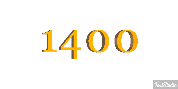 1400 Effetto testo