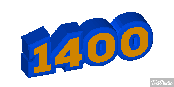 1400 Effetto testo