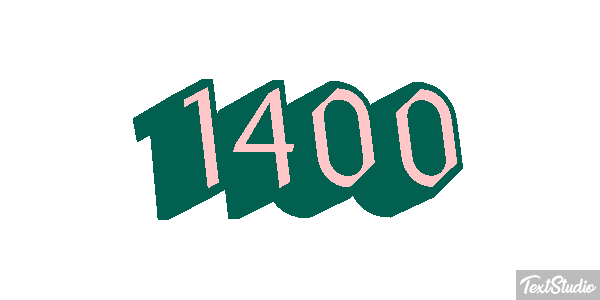 1400 Effetto testo