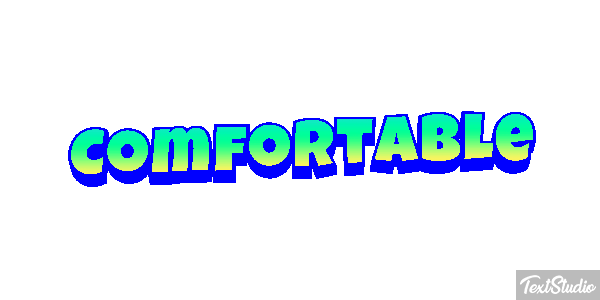 Comfortable Text effect