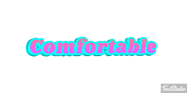 Comfortable Text effect