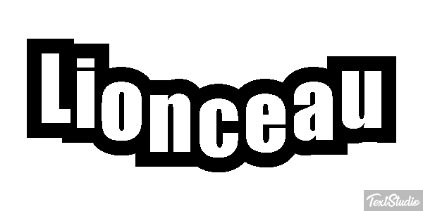 Lionceau Effet de texte
