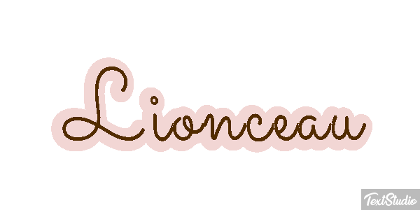 Lionceau Effet de texte