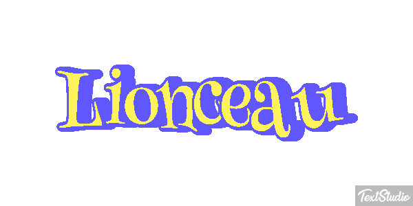 Lionceau Effet de texte
