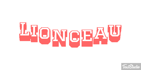 Lionceau Effet de texte