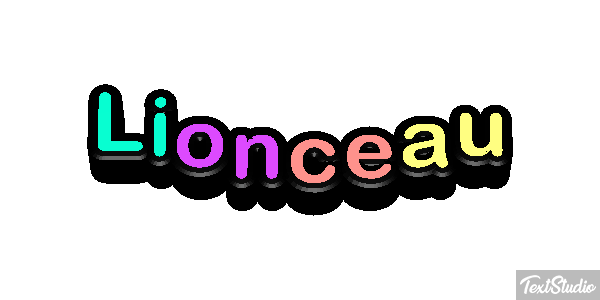 Lionceau Effet de texte