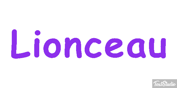 Lionceau Effet de texte