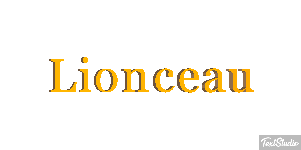 Lionceau Effet de texte