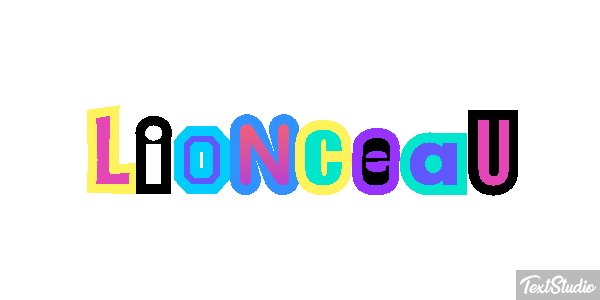 Lionceau Effet de texte