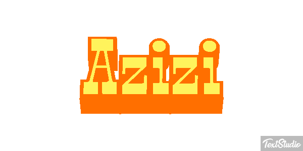 Azizi Effet de texte