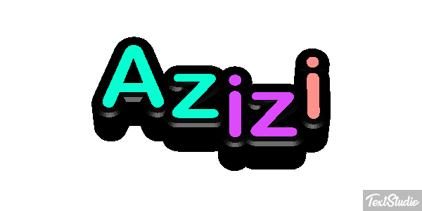 Azizi Effet de texte