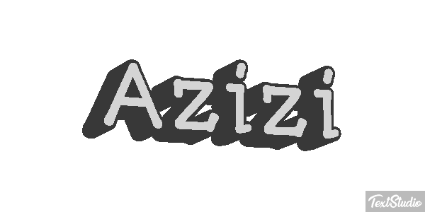 Azizi Effet de texte