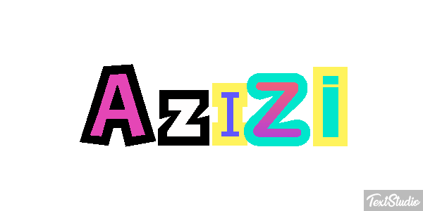 Azizi Effet de texte