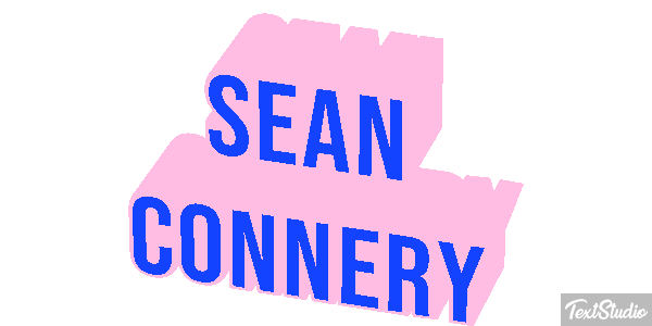 Sean Connery Efecto de texto