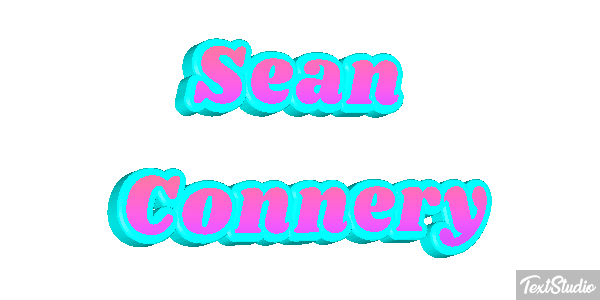 Sean Connery Efecto de texto