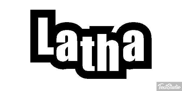 Latha Text effect
