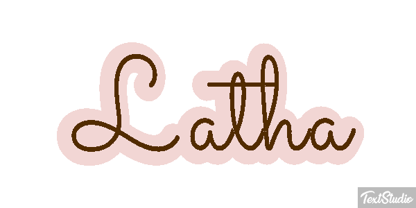 Latha Text effect
