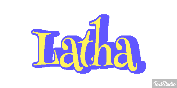 Latha Text effect