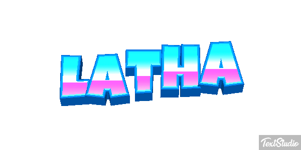 Latha Text effect