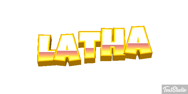 Latha Text effect