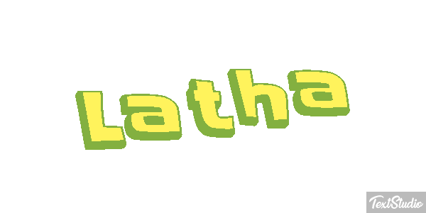 Latha Text effect