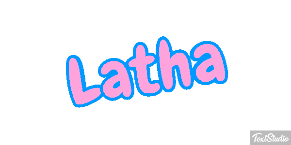 Latha Text effect