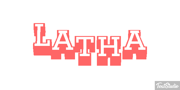 Latha Text effect