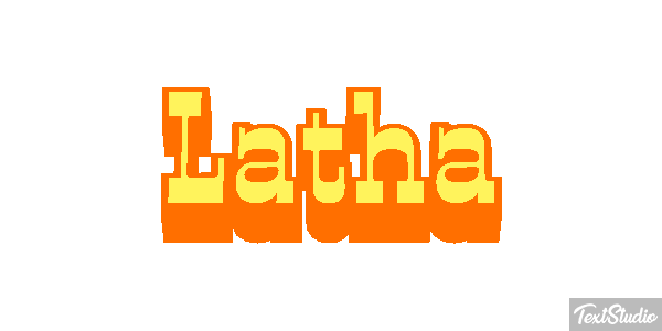 Latha Text effect