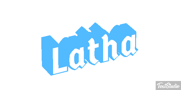 Latha Text effect