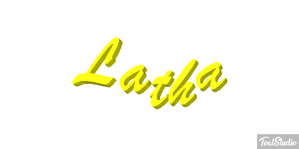 Latha Text effect