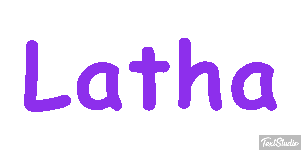 Latha Text effect