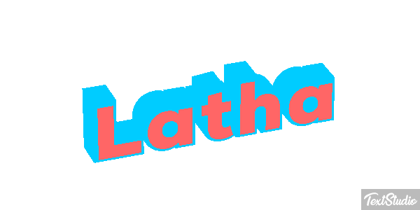 Latha Text effect
