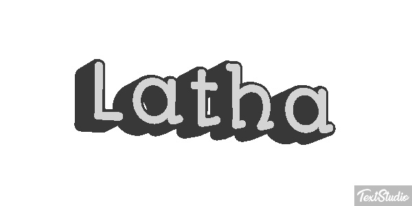 Latha Text effect