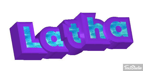Latha Text effect
