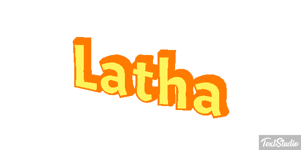 Latha Text effect