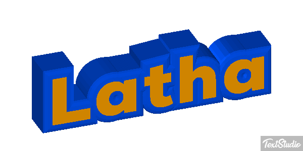 Latha Text effect