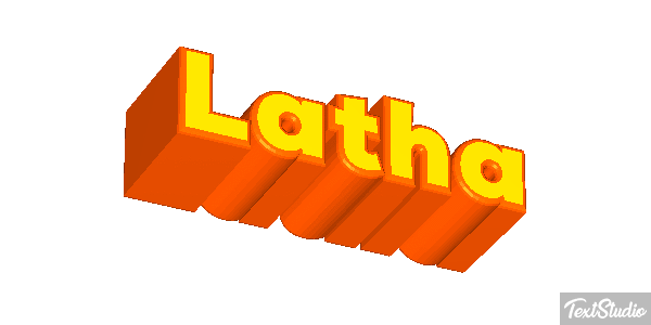 Latha Text effect