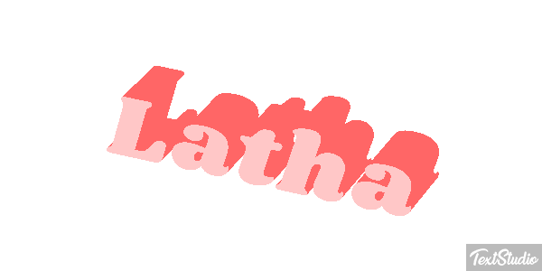 Latha Text effect