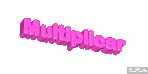 Multiplicar Текстовый эффект
