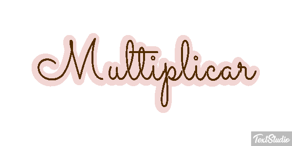 Multiplicar Текстовый эффект