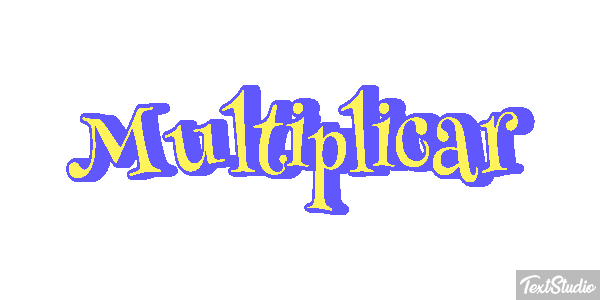 Multiplicar Текстовый эффект