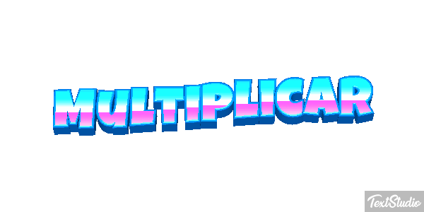 Multiplicar Текстовый эффект