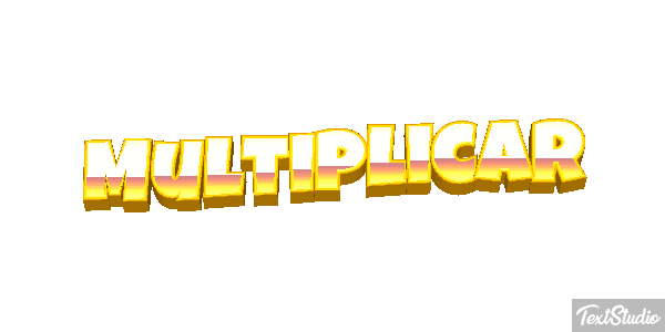Multiplicar Текстовый эффект