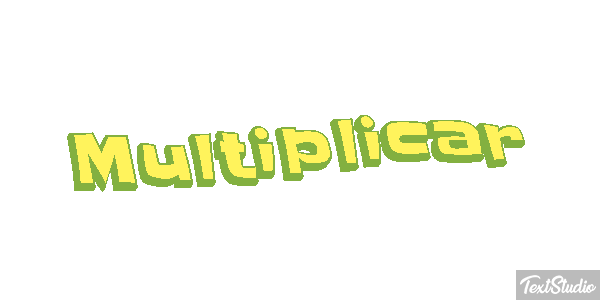 Multiplicar Текстовый эффект