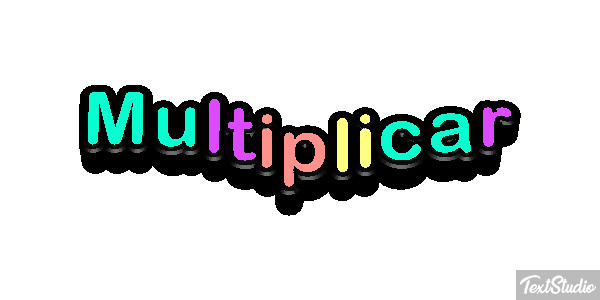 Multiplicar Текстовый эффект