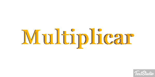 Multiplicar Текстовый эффект