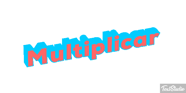 Multiplicar Текстовый эффект