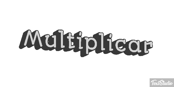 Multiplicar Текстовый эффект