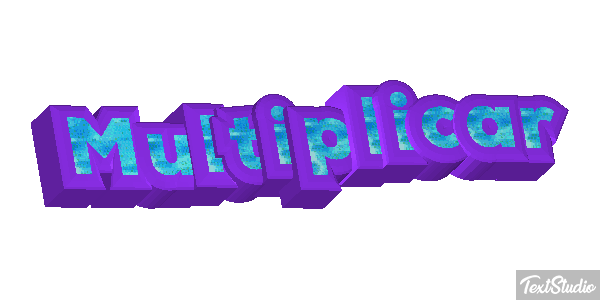 Multiplicar Текстовый эффект