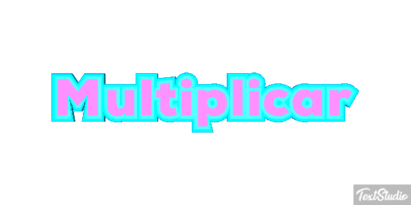 Multiplicar Текстовый эффект